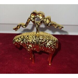 Brooks Brothers 200th AnniversaryGolden Fleece Sheep Ornament, Gold, 3.84”x 3.1”